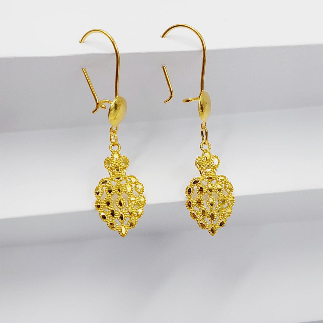 Heart Earrings Made Of 18K Yellow Gold
<br><br> by Saeed Jewelry-29344