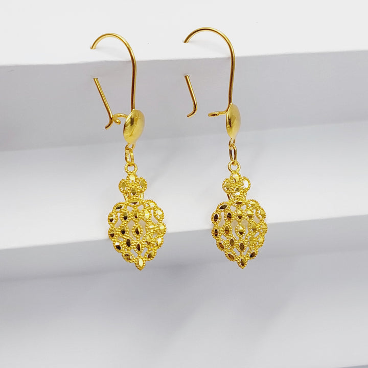 Heart Earrings Made Of 18K Yellow Gold
<br><br> by Saeed Jewelry-29344