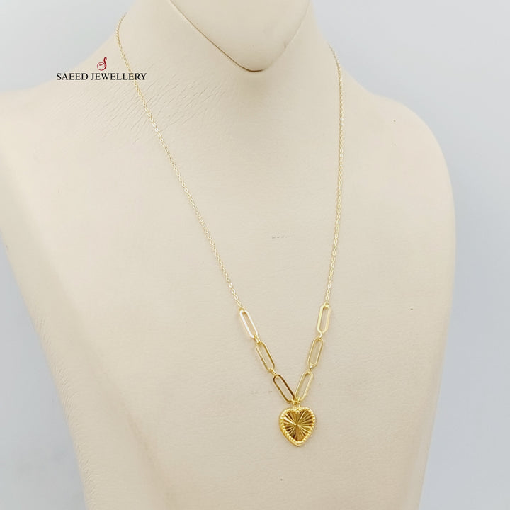Heart Necklace  Made Of 18K Yellow Gold by Saeed Jewelry-29269