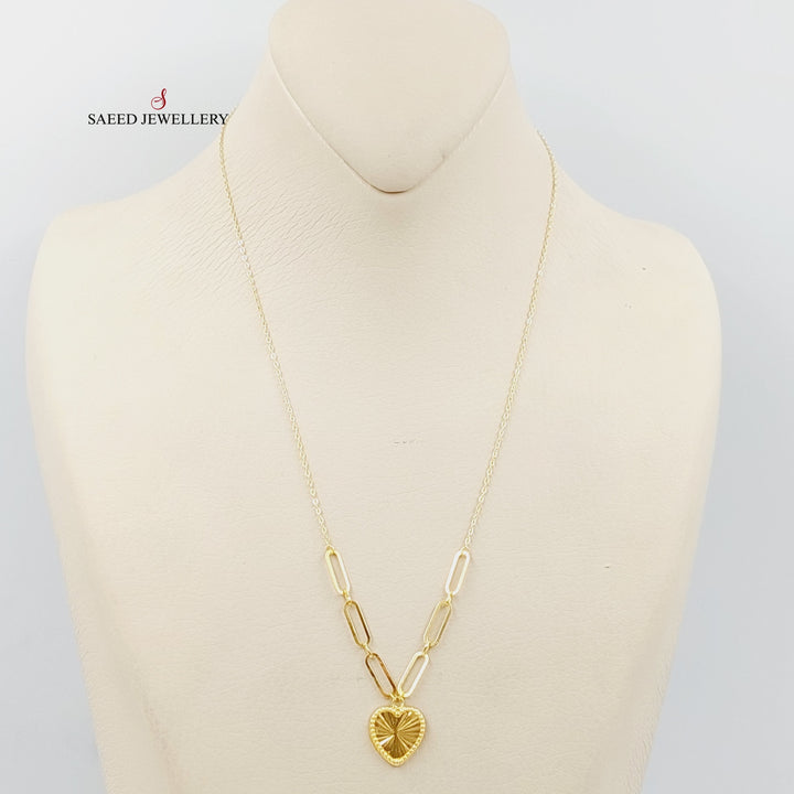 18K Gold Heart Necklace by Saeed Jewelry - Image 1