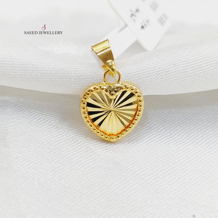 Heart Pendant  Made Of 18K Yellow Gold by Saeed Jewelry-29643
