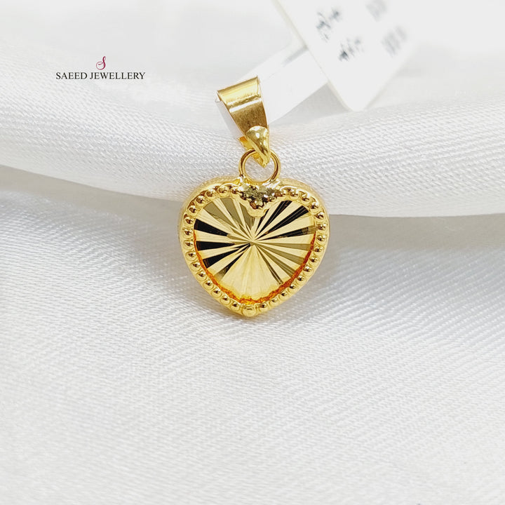 Heart Pendant  Made Of 18K Yellow Gold by Saeed Jewelry-29643