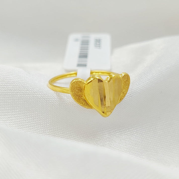 18K Gold Heart Ring by Saeed Jewelry - Image 1