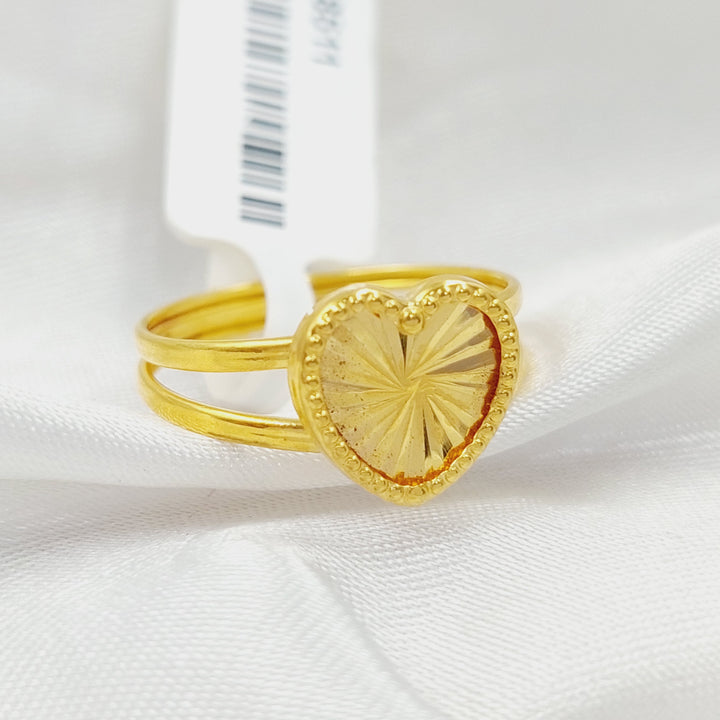 18K Gold Heart Ring by Saeed Jewelry - Image 1