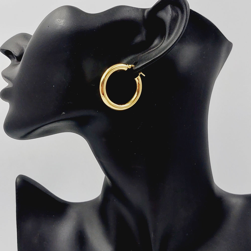 Hoop Earrings  Made Of 18K Colored Gold by Saeed Jewelry-28750