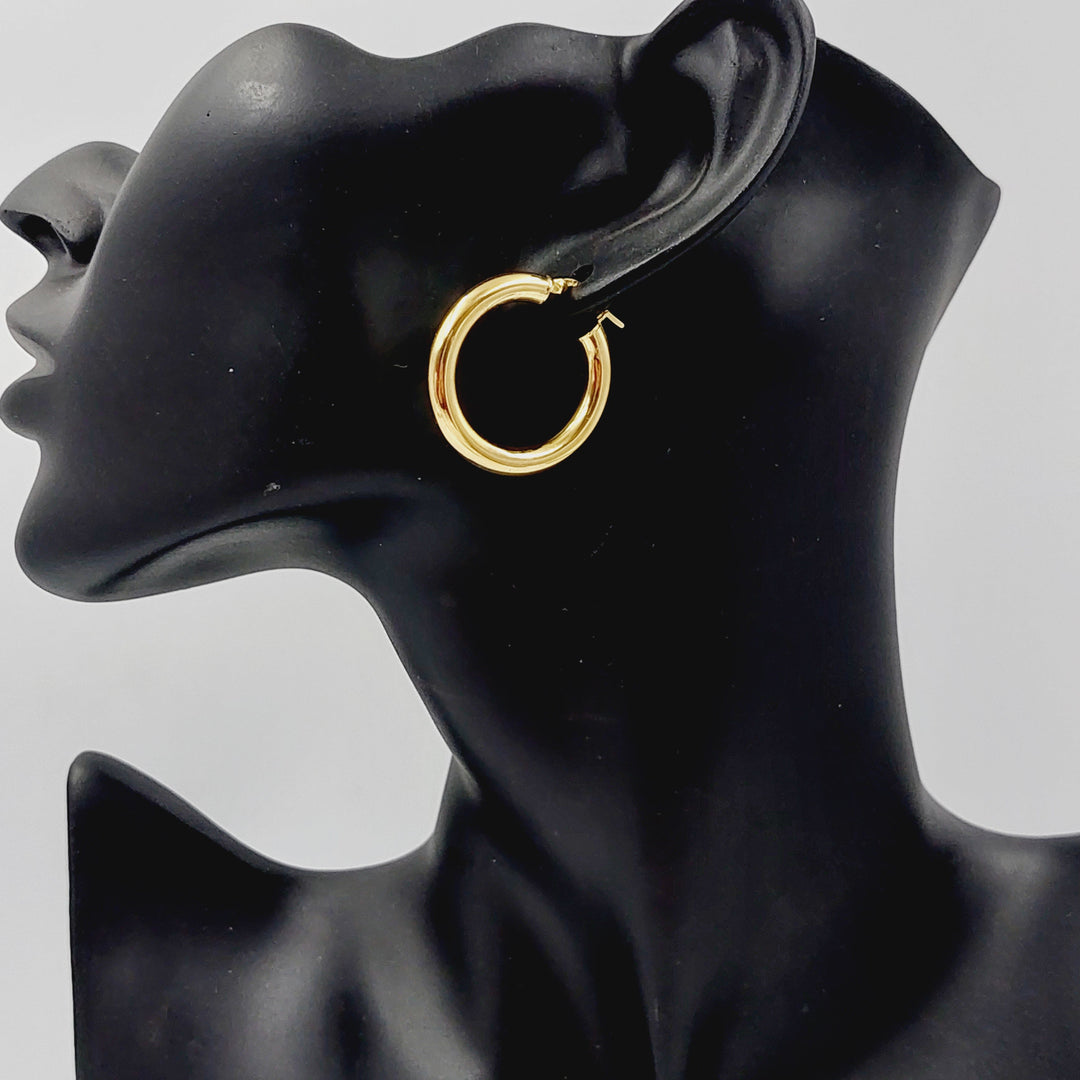 Hoop Earrings  Made Of 18K Colored Gold by Saeed Jewelry-28750