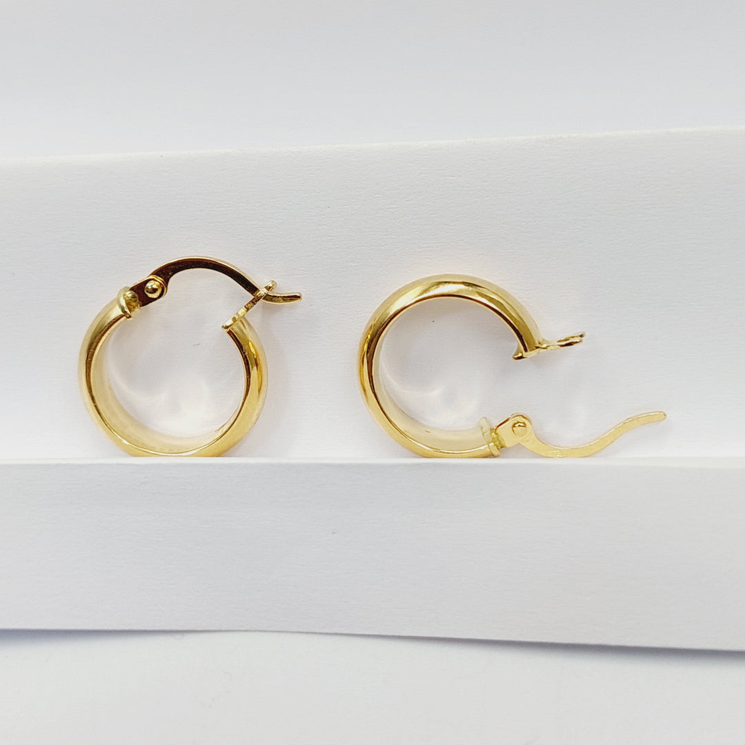 18K Gold Hoop Earrings by Saeed Jewelry - Image 4