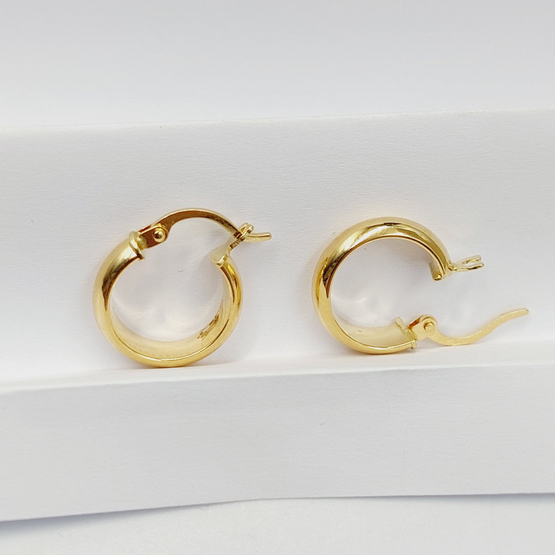 18K Gold Hoop Earrings by Saeed Jewelry - Image 1