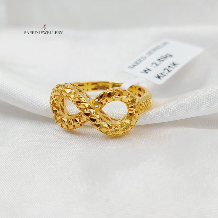 21K Gold Infinite Ring by Saeed Jewelry - Image 3