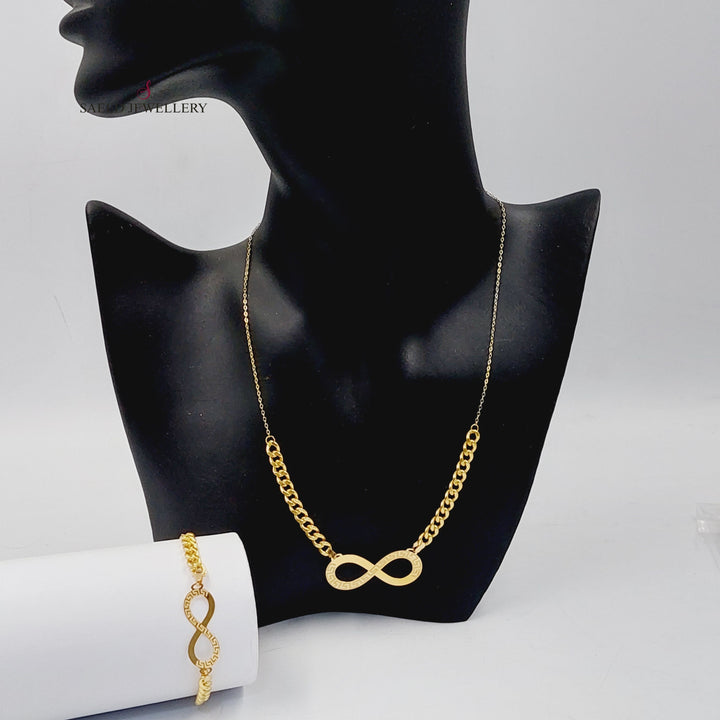 18K Gold Infinite Set by Saeed Jewelry - Image 3