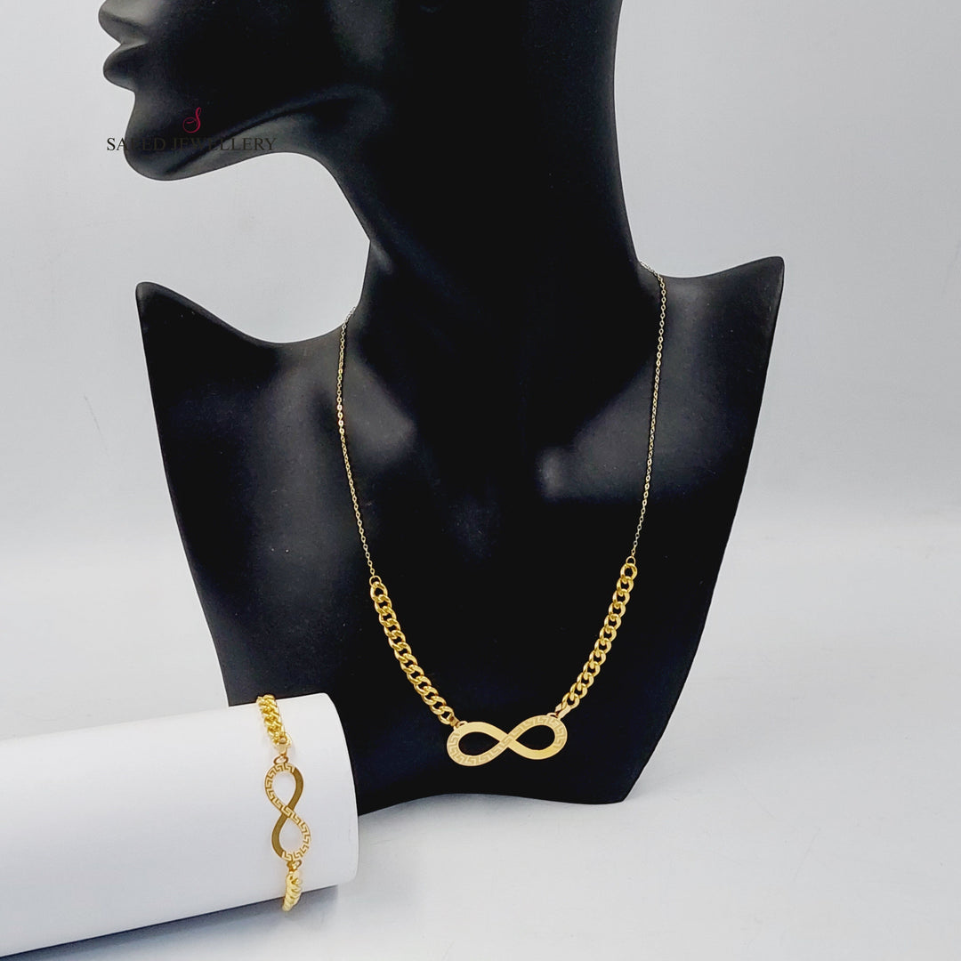 18K Gold Infinite Set by Saeed Jewelry - Image 5