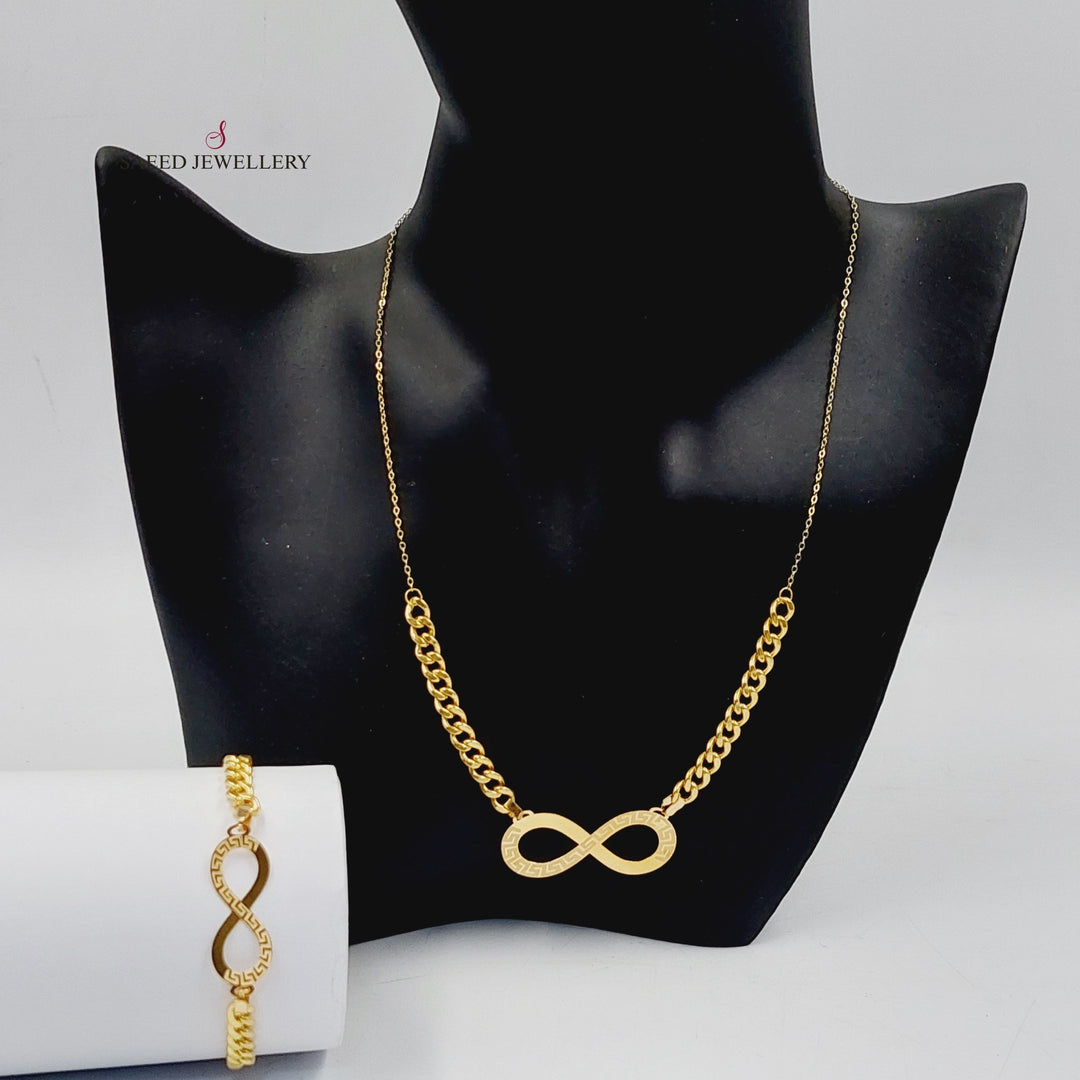 18K Gold Infinite Set by Saeed Jewelry - Image 1