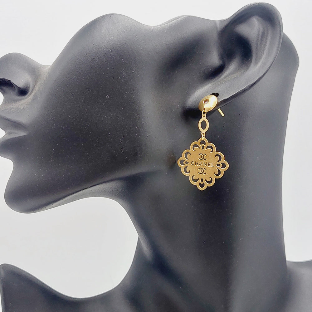 Italian Earrings Made Of 18K Yellow Gold by Saeed Jewelry-27536