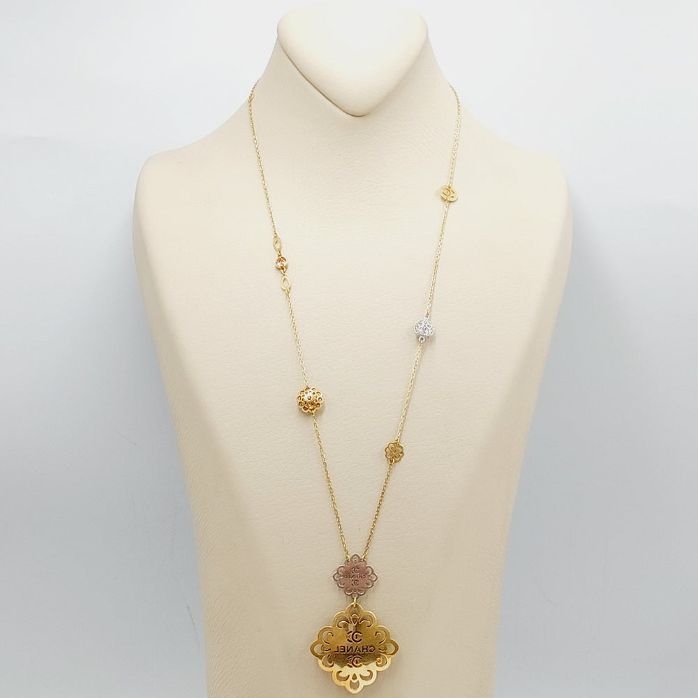 18K Gold Italian Necklace by Saeed Jewelry - Image 2