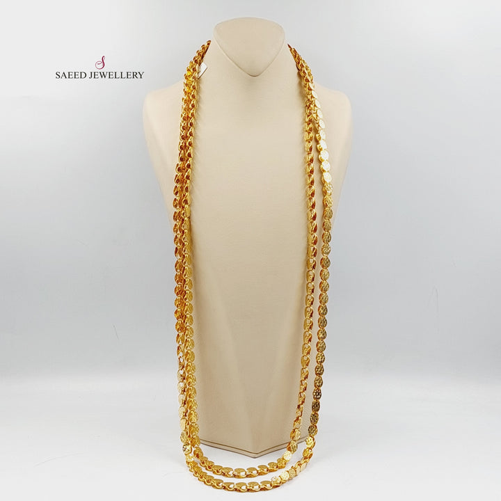 21K Gold Jarir Halabi Necklace by Saeed Jewelry - Image 1
