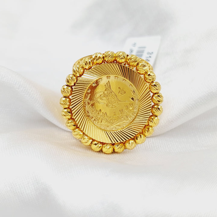 K Gold Balls Rashadi Ring by Saeed Jewelry - Image 4