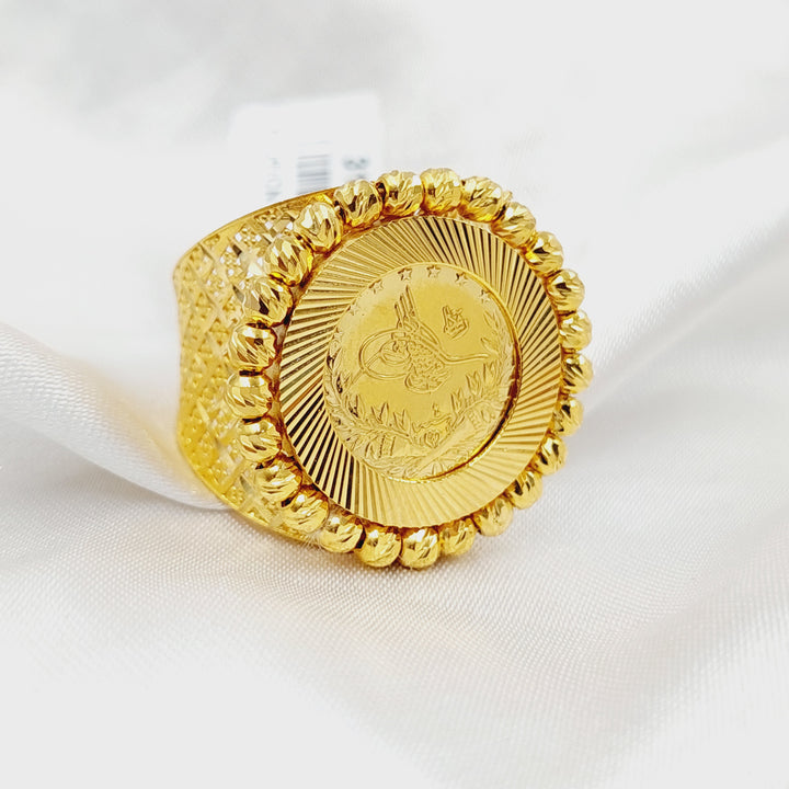 K Gold Balls Rashadi Ring by Saeed Jewelry - Image 1