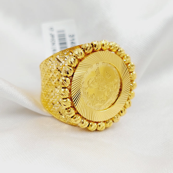 K Gold Balls Rashadi Ring by Saeed Jewelry - Image 2