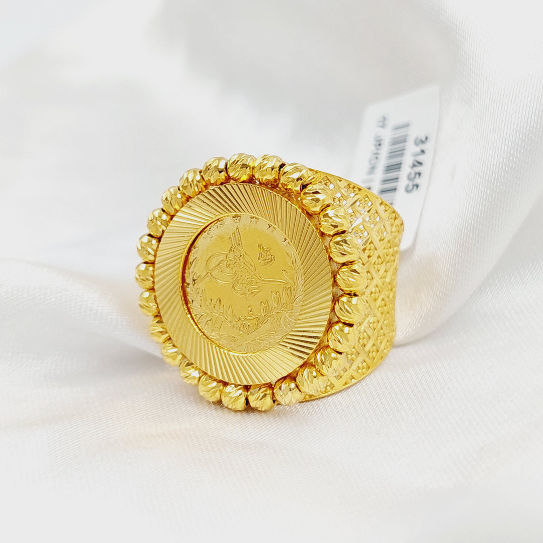 K Gold Balls Rashadi Ring by Saeed Jewelry - Image 6