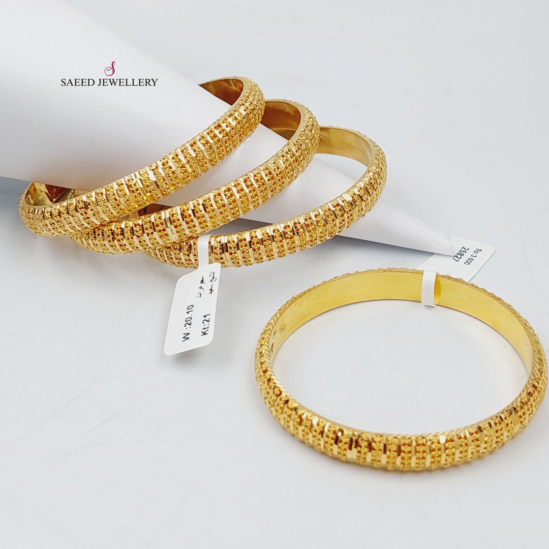 21K Kuwaiti Bangle – Saeed Jewelry
