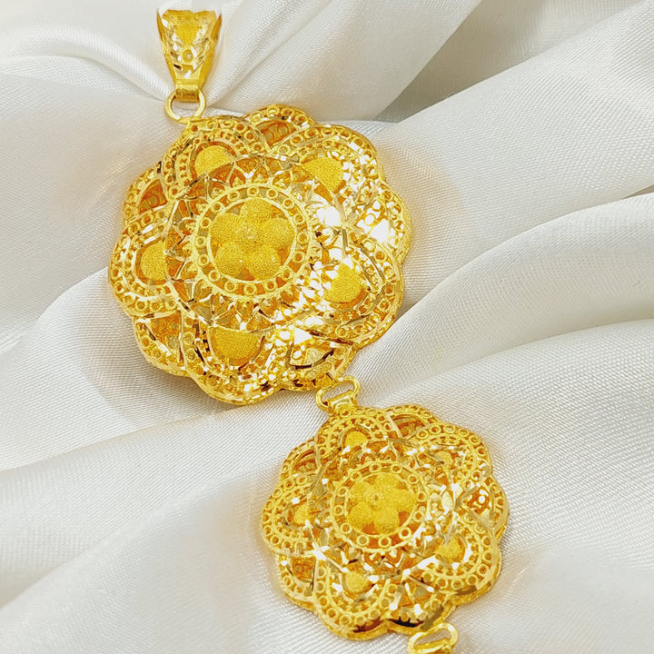 Kuwaiti Pendant  Made Of 21K Yellow Gold by Saeed Jewelry-30747