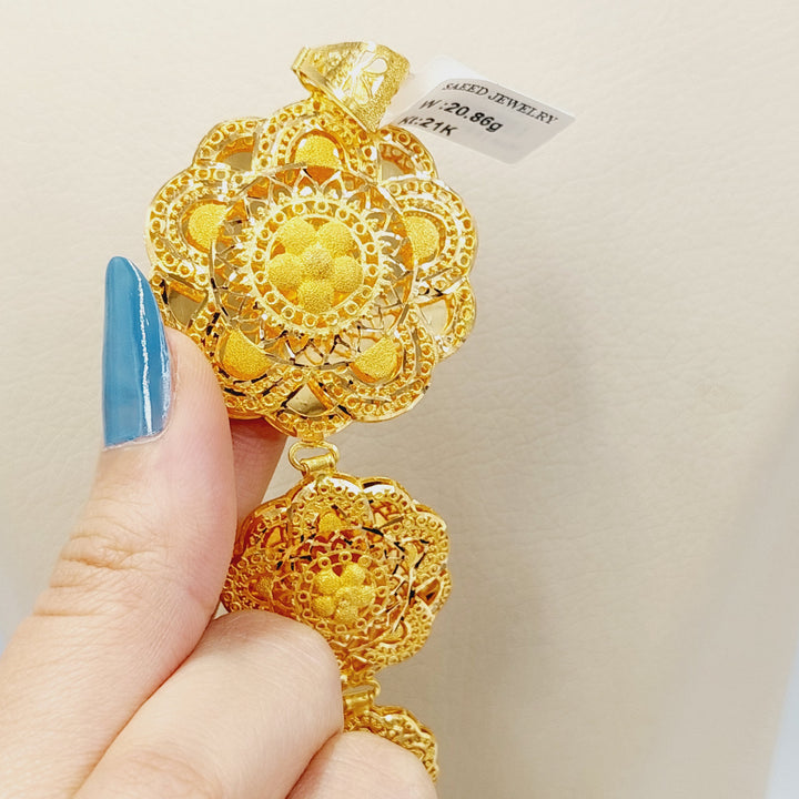 Kuwaiti Pendant  Made Of 21K Yellow Gold by Saeed Jewelry-30747