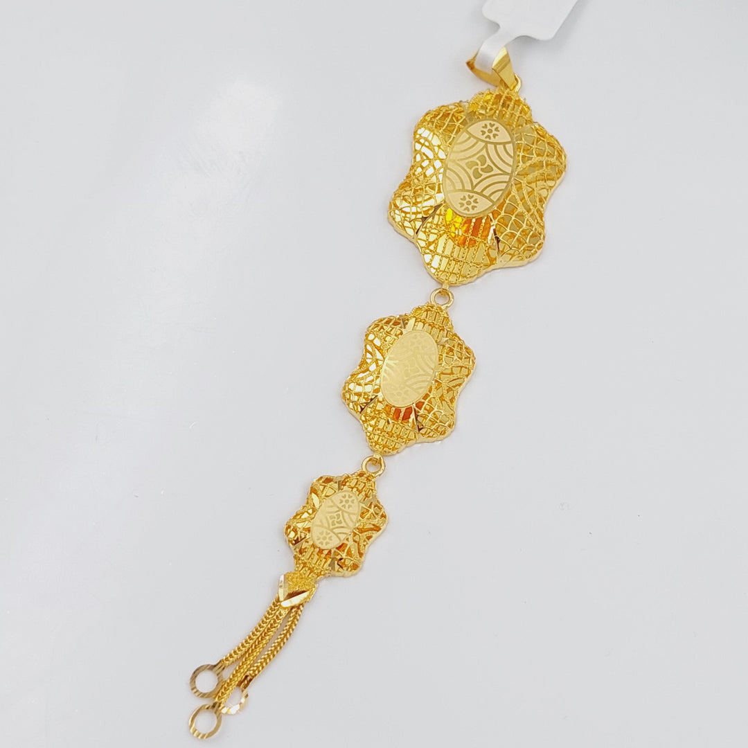 21K Gold Kuwaiti Pendant by Saeed Jewelry - Image 3