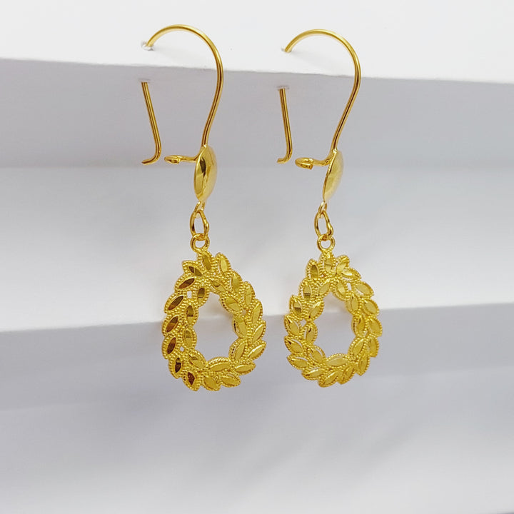 Leaf Earrings Made Of 18K Yellow Gold
<br><br> by Saeed Jewelry-29342