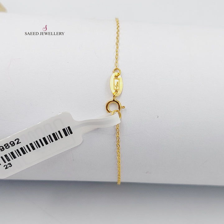18K Gold Light Cuban Links Bracelet by Saeed Jewelry - Image 6