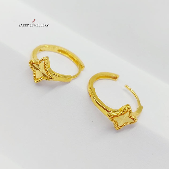 Light Heart Pendant Made Of 21K Yellow Gold by Saeed Jewelry-28123