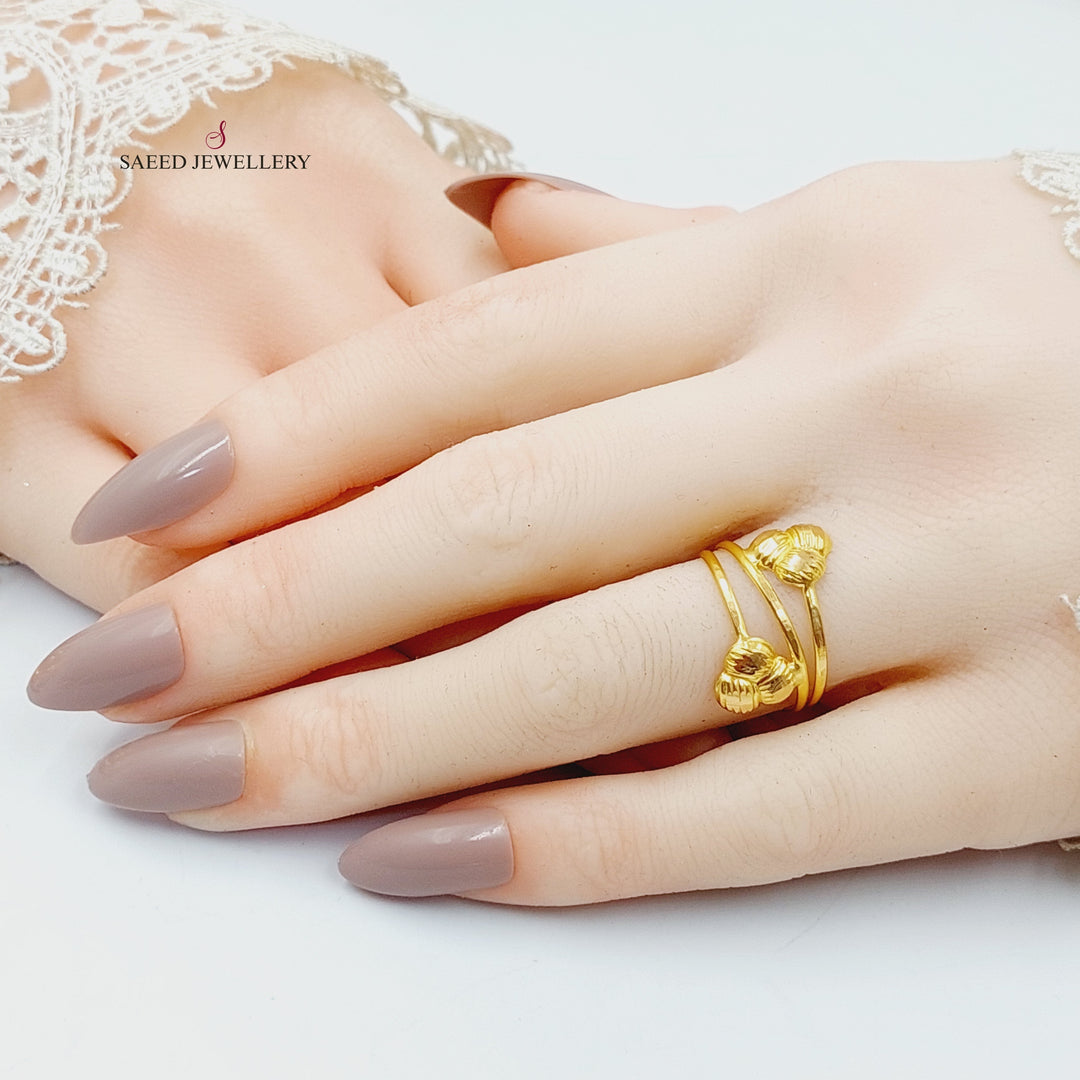 21K Gold Light Ring by Saeed Jewelry - Image 4