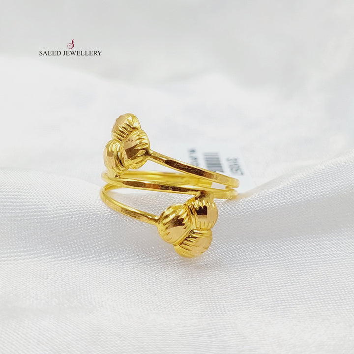 21K Gold Light Ring by Saeed Jewelry - Image 1