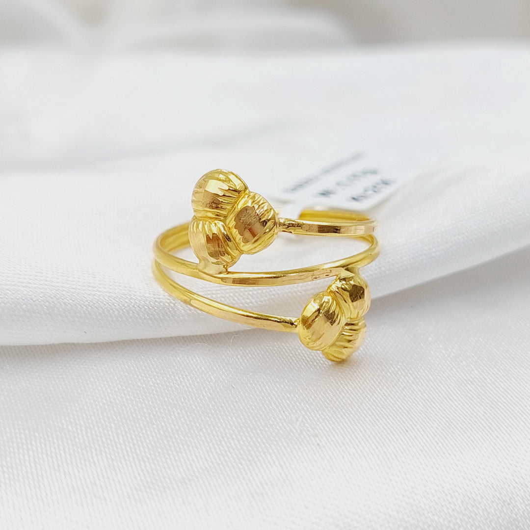 21K Gold Light Ring by Saeed Jewelry - Image 3