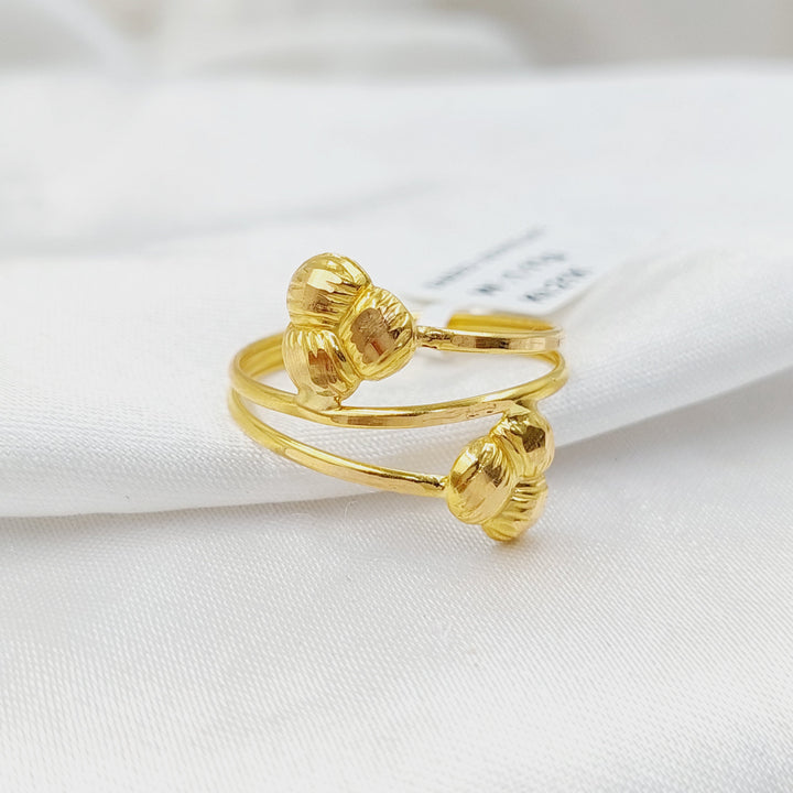 21K Gold Light Ring by Saeed Jewelry - Image 3
