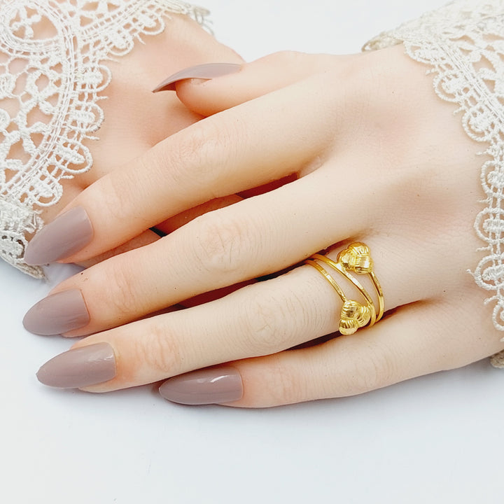 21K Gold Light Ring by Saeed Jewelry - Image 4