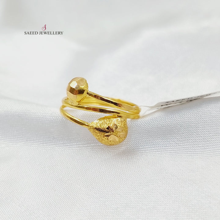 21K Gold Light Ring by Saeed Jewelry - Image 1