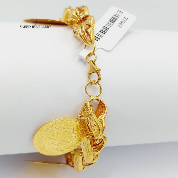 21K Gold Lirat Rashadi Bracelet by Saeed Jewelry - Image 2