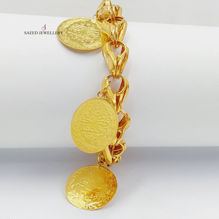 21K Gold Lirat Rashadi Bracelet by Saeed Jewelry - Image 4