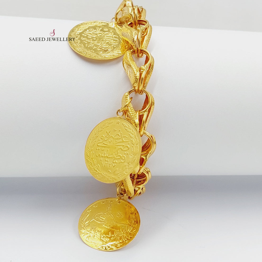 21K Gold Lirat Rashadi Bracelet by Saeed Jewelry - Image 5