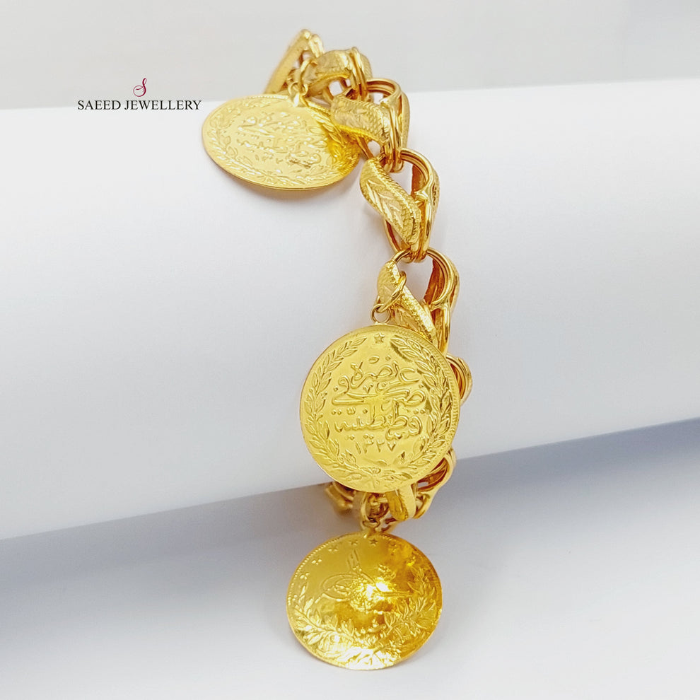 21K Gold Lirat Rashadi Bracelet by Saeed Jewelry - Image 1