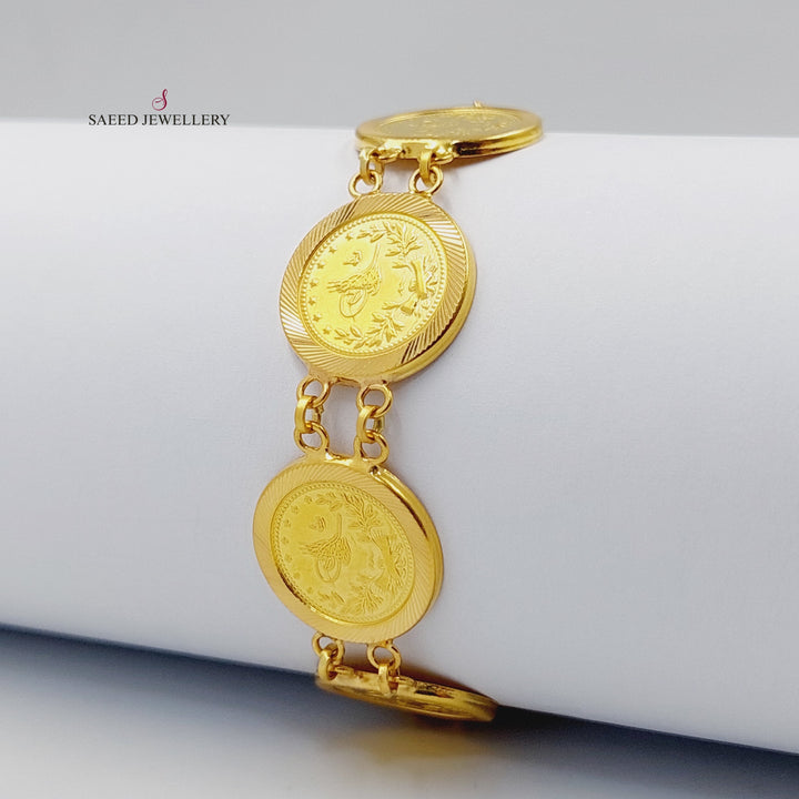 21K Gold Lirat Rashadi Bracelet by Saeed Jewelry - Image 4