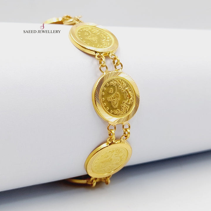 21K Gold Lirat Rashadi Bracelet by Saeed Jewelry - Image 1