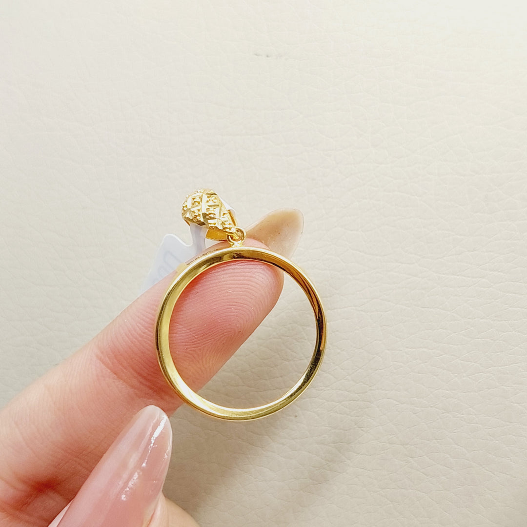 Lirat Rashadi Frame Pendant  Made Of 21K Yellow Gold by Saeed Jewelry-29553