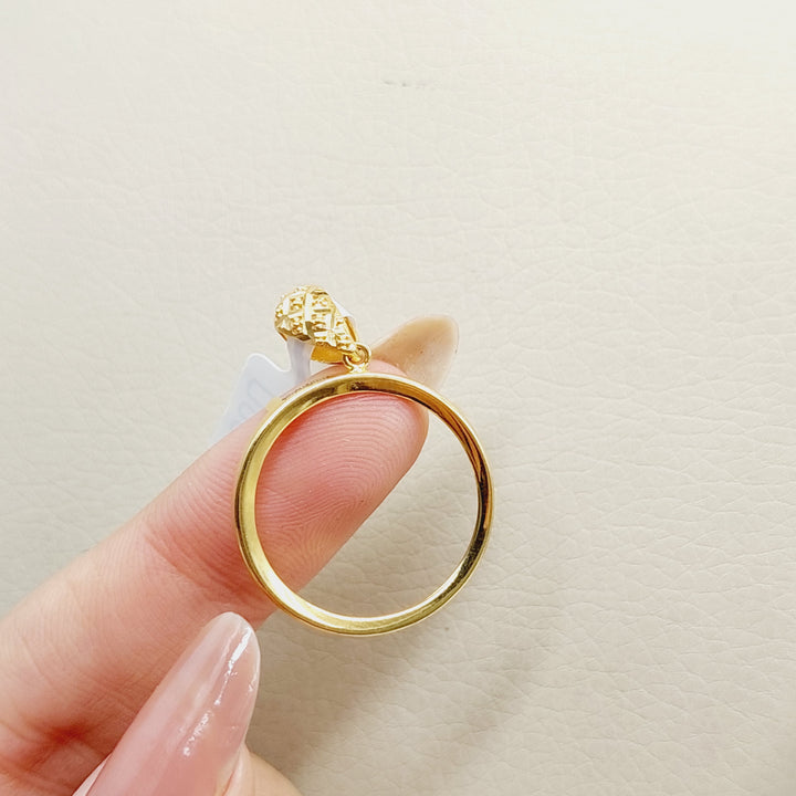 Lirat Rashadi Frame Pendant  Made Of 21K Yellow Gold by Saeed Jewelry-29553
