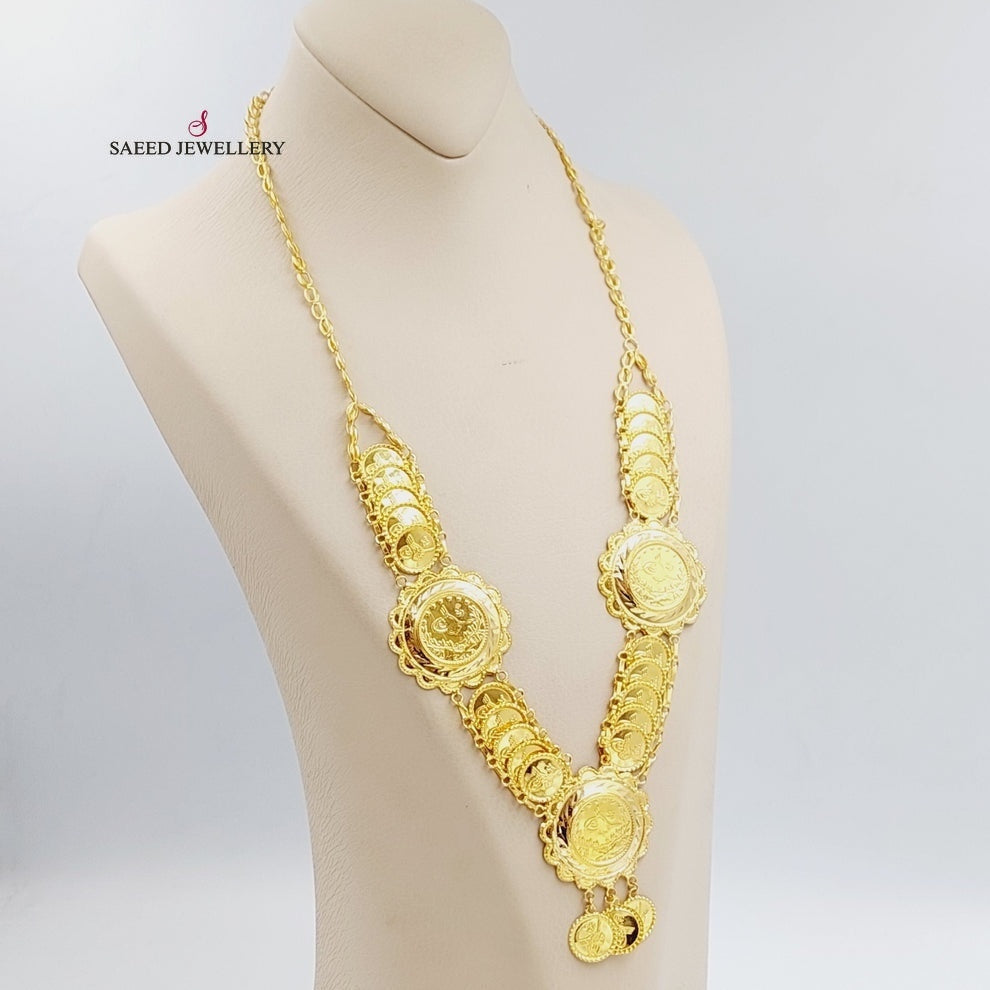 21K Gold Lirat Rashadi Necklace by Saeed Jewelry - Image 9