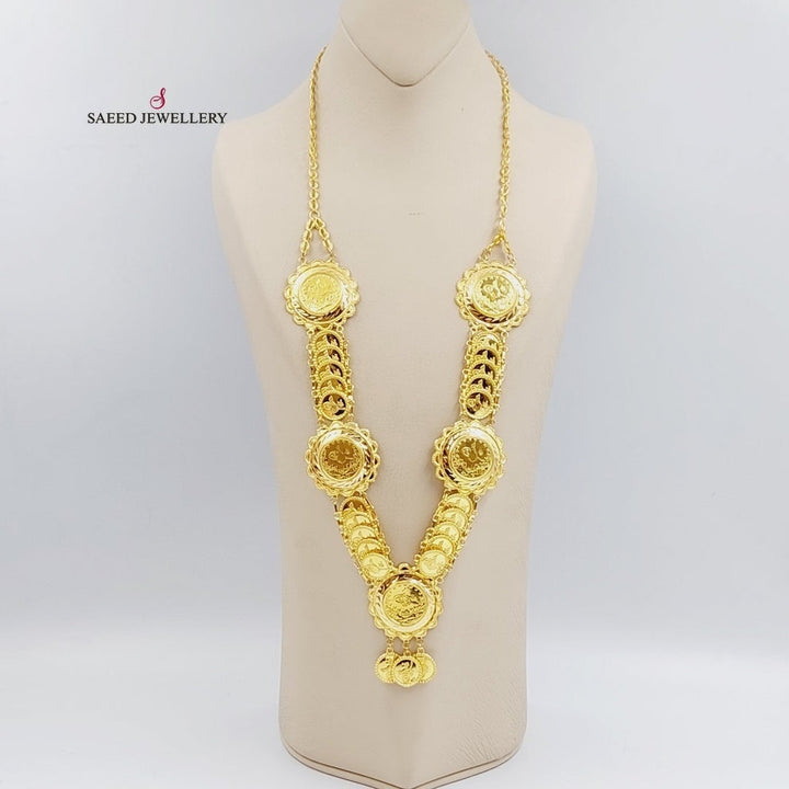 21K Gold Lirat Rashadi Necklace by Saeed Jewelry - Image 10