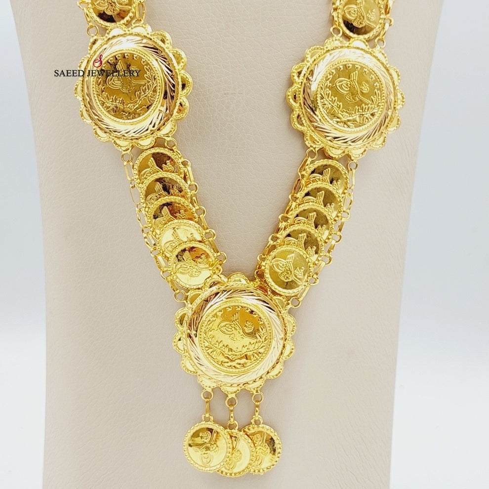 21K Gold Lirat Rashadi Necklace by Saeed Jewelry - Image 11