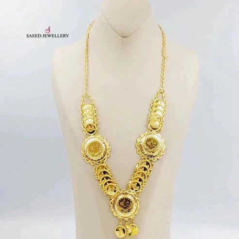 21K Gold Lirat Rashadi Necklace by Saeed Jewelry - Image 1