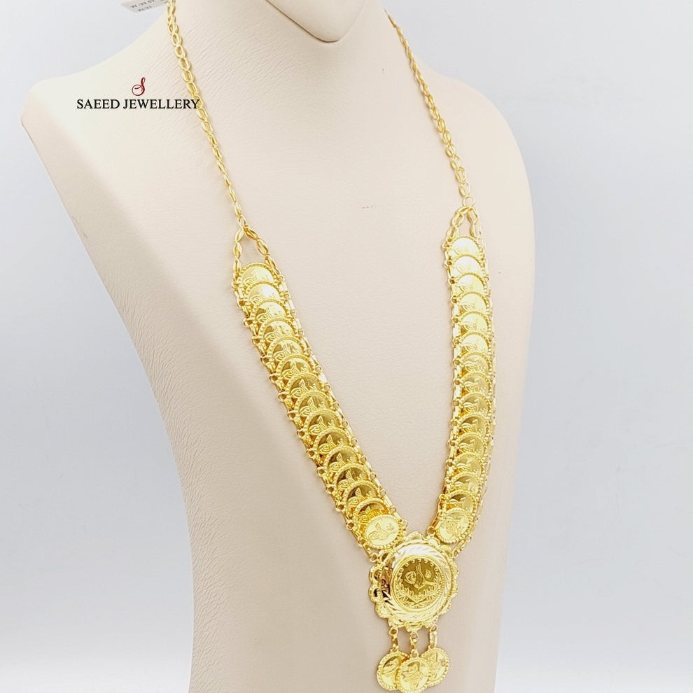 21K Gold Lirat Rashadi Necklace by Saeed Jewelry - Image 1