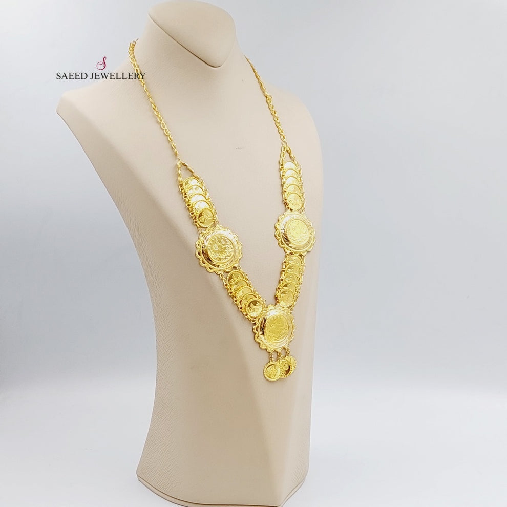 21K Gold Lirat Rashadi Necklace by Saeed Jewelry - Image 8